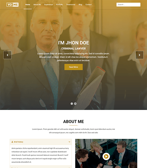 lawyer resume template