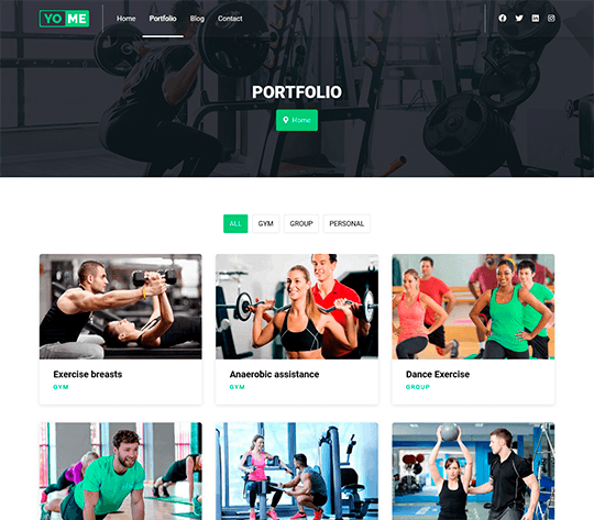 Portfolio card small